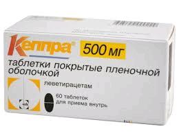 Кеппра табл. п.п.о. 500 мг № 60
