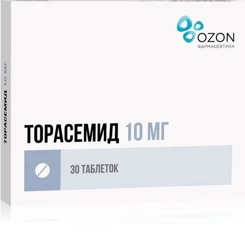 Торасемид табл. 10 мг № 30