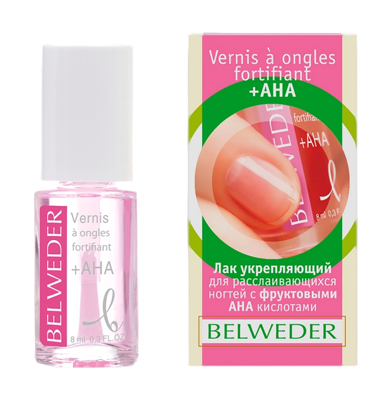 Бельведер Лак для расслаивающихся ногтей с фруктовыми кислотами 8 мл