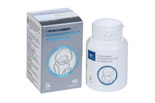 Глюкозамин-хондроитиновый комплекс ФФ капс. 400 мг № 90  БАД