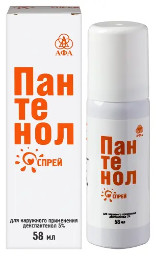 Пантенол спрей косм. 58 г
