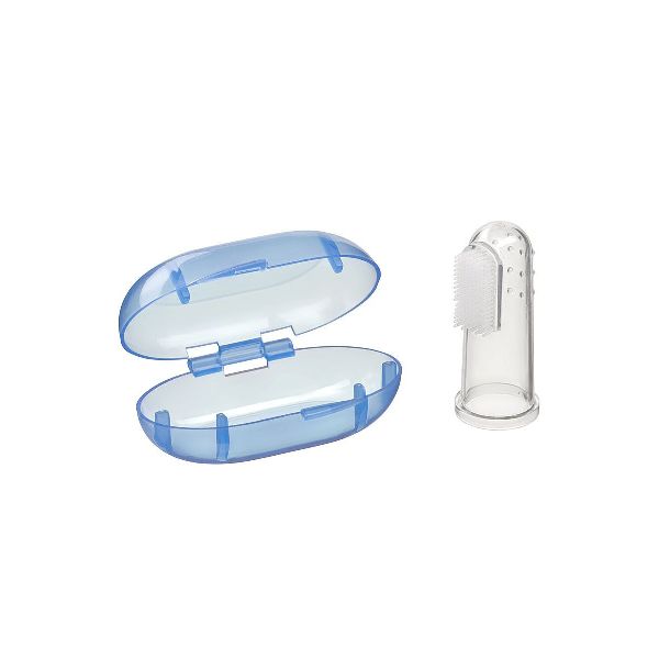 Щетка- массажер на палец Пома силик. с коробкой для хранения 4+