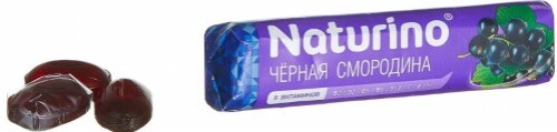 Натурино пастилки с вит. и натур. соком 33.6 г черная смородина БАД