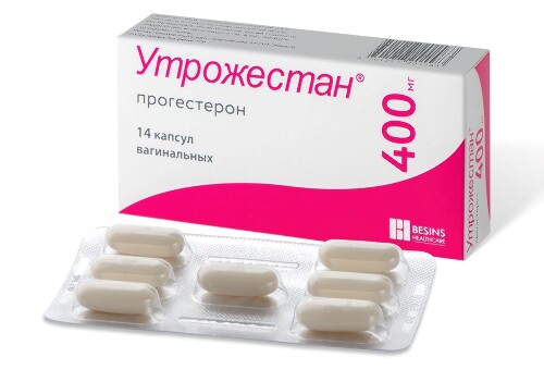 Утрожестан капс. ваг. 400 мг № 14