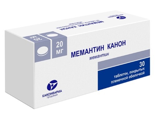 Мемантин Канон табл. п.п.о. 20 мг № 30