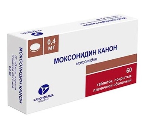 Моксонидин Канон табл. п.п.о. 0.4 мг № 60