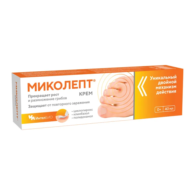 Крем Миколепт противогрибковый 10 мл