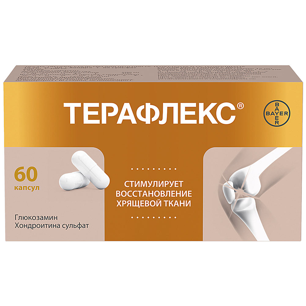 Терафлекс капс. 500 мг+400 мг № 60