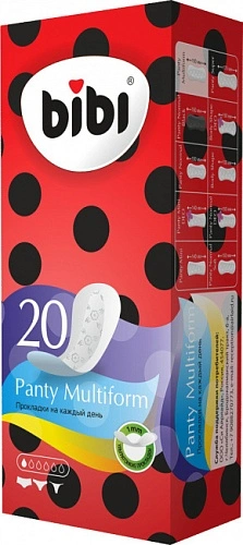 Прокладки женские Биби ежедневные панти мультиформ № 20 