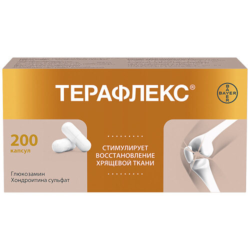 Терафлекс капс. 500 мг+400 мг № 200