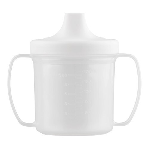 Кружка-поильник Лабби Джуст с ручками и твердым носиком 180 мл 13971