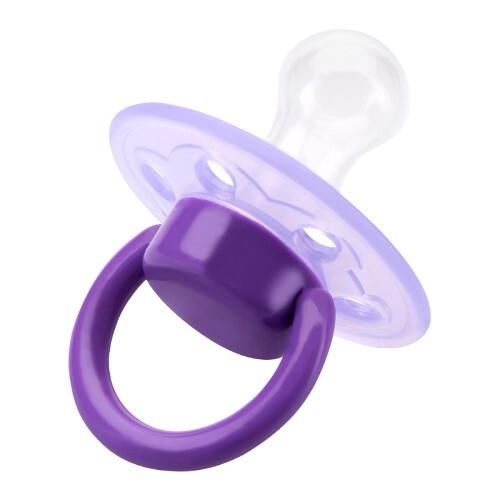 Пустышка Курносики силиконовая классическая Солнышко 3+ 