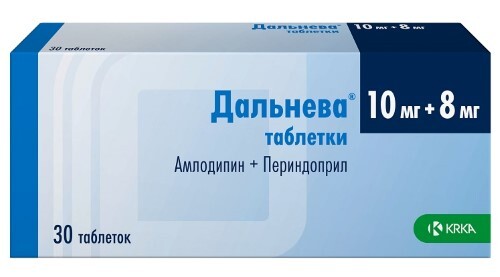 Дальнева табл. 10 мг + 8 мг № 30