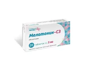 Мелатонин-СЗ табл. п.п.о. 3 мг № 20