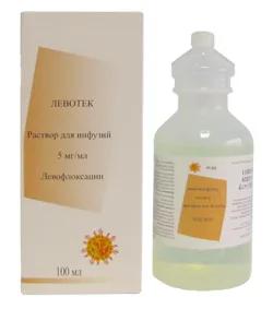 Левотек р-р для инф. 5 мг/мл 100 мл
