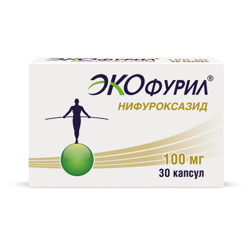 Энтерофурил капс. 100 мг № 30