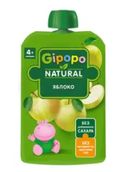 Пюре Гипопо 90г Наливное яблочко без сахара 4+ д/пак