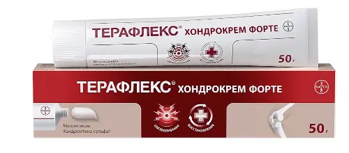 Терафлекс Хондрокрем Форте крем для нар. прим. 10+50 мг/г 50 г