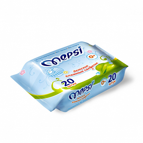 Салфетки влажные детские Мепси № 20