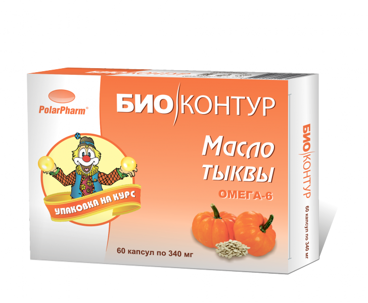Масло льняное Биоконтур капс. 340 мг № 60 БАД