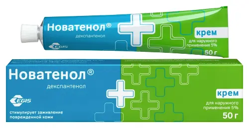 Новатенол крем для нар. прим. 5 % 50 г