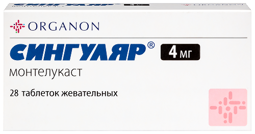 Сингуляр табл. жев. 4 мг № 28