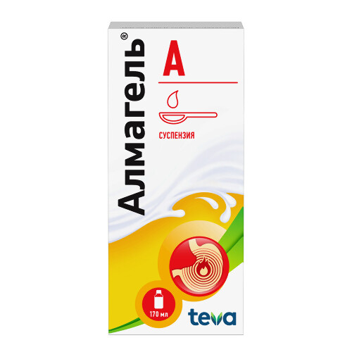 Алмагель А сусп. для приема внутрь 170 мл