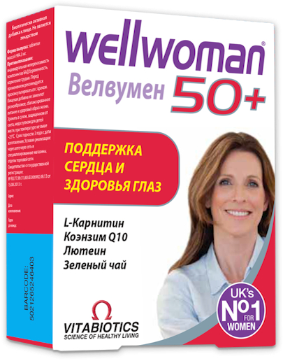 Велвумен 50+ табл. 984,3 мг № 30 БАД