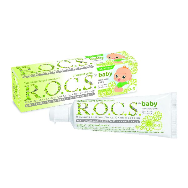 Зубная паста Рокс бэби нежный уход душистая ромашка 45 г