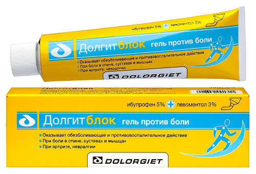 Долгитблок гель для нар. прим.5%+3% 150 г