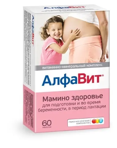 АлфаВит Мамино здоровье витаминно-минеральный комплекс табл. № 60 БАД