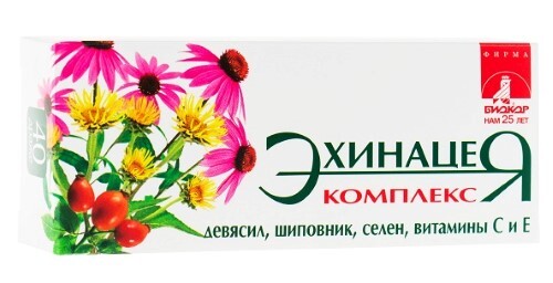 Эхинацея Биокор Комплекс драже 260 мг № 40 БАД