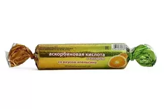 Аскорбиновая кислота с сахаром Эко крутка табл. 2.9 г № 10 апельсин БАД