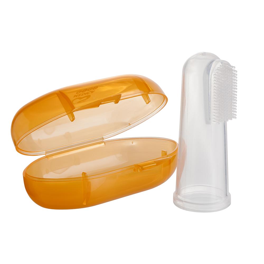 Зубная щетка силиконовая на палец CS Medica KIDS CS-502 4+