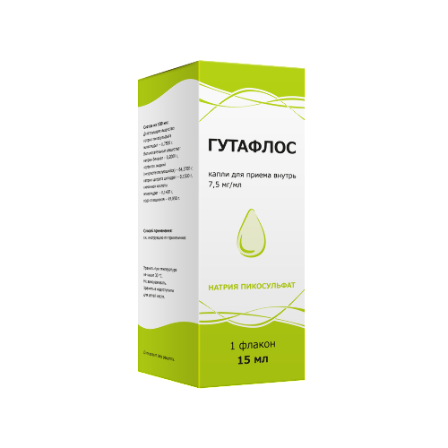 Гутафлос капли для приема внутрь 7.5 мг/мл 15 мл фл-кап.