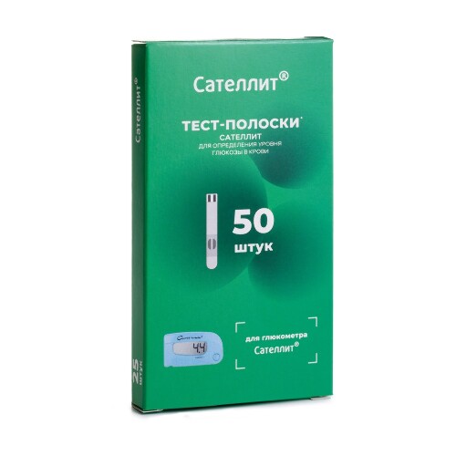 Тест-полоски Сателлит ПКГЭ-02 № 50