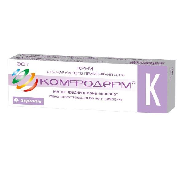 Комфодерм К крем для нар. прим. 0.1 % 30 г 