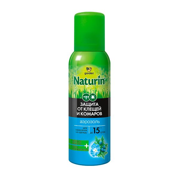 Аэрозоль Натурин Гардекс от комаров и клещей на одежду 100 мл