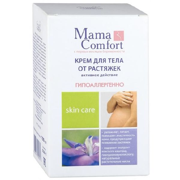 Мама комфорт Крем для тела от растяжек 100 мл  
