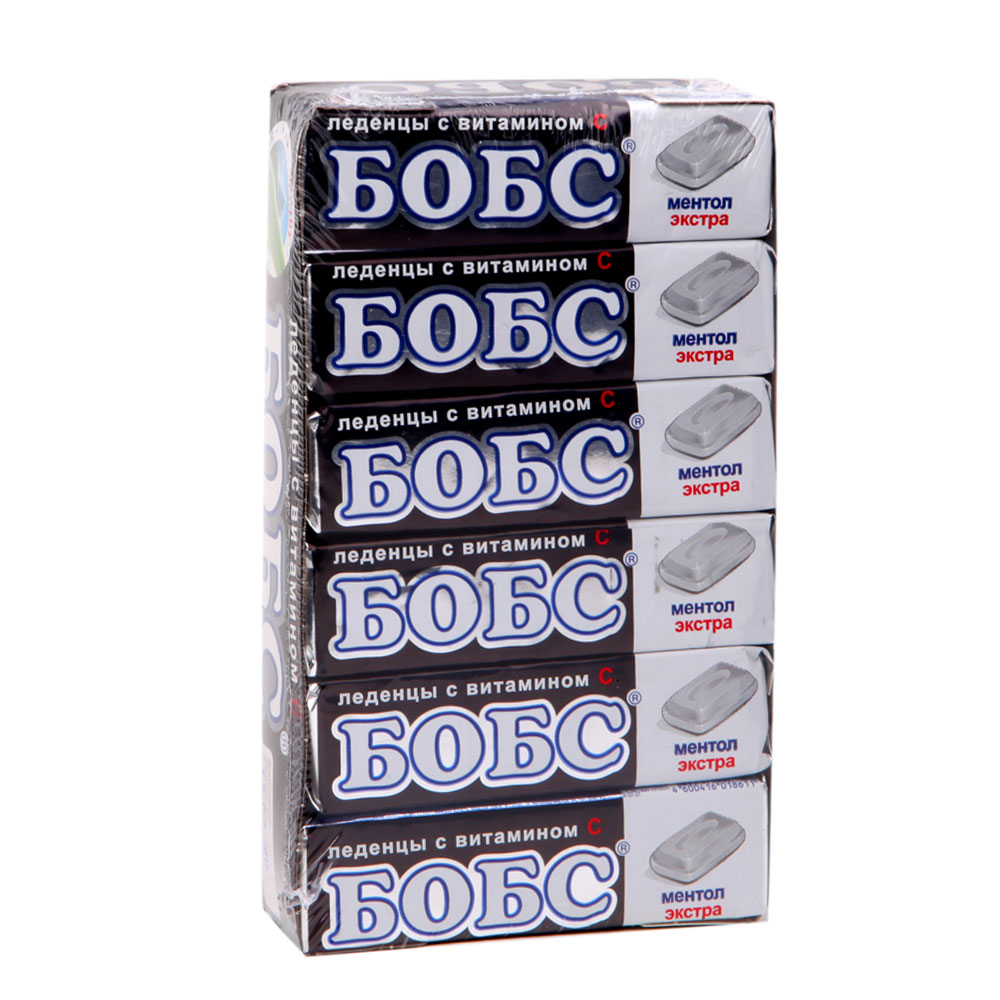 Карамель леденцовая БОБС экстра ментол 3.5 № 10  БАД