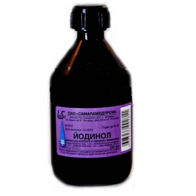 Йодинол р-р для местн. и нар. прим. 100 мл