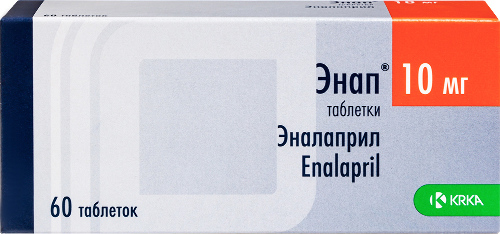 Энап табл. 10 мг № 60