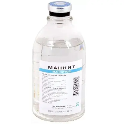 Маннит р-р для инф. 150 мг/мл 200 мл № 1