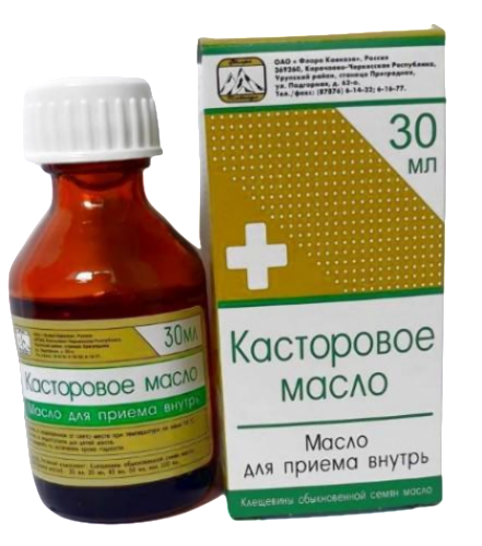 Касторовое масло для приема внутрь 30 мл
