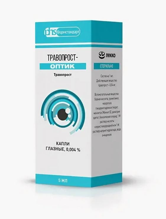 Травопрост-Оптик капли глазн. 0.004% 5 мл 