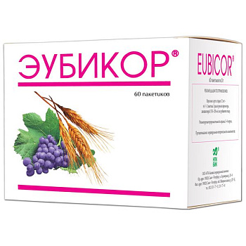 Эубикор пор. 3 г № 60 БАД Эубикор пор. 3 г № 60 БАД