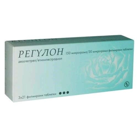 Регулон табл. п.п.о. 150+30 мкг № 21х3