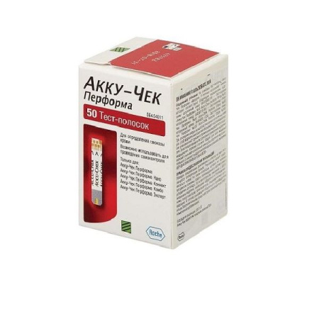 Тест-полоски Акку-Чек перформа № 50