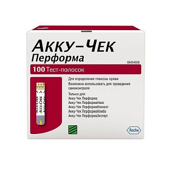 Тест-полоски Акку-чек Перформа № 100