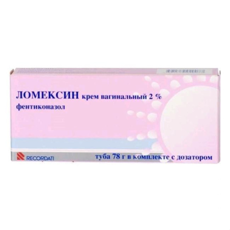 Ломексин крем ваг. 2 % 78 г